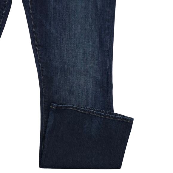 New York Company Jeans Womens 10 Petite Blue Flare Raider Mid Rise Medium Wash - Picture 6 of 13